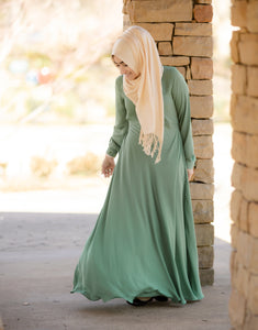 Pastel Green Noura Dress