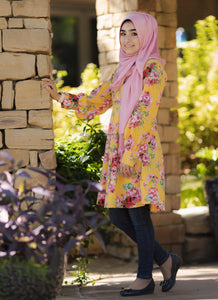 Yellow Floral Amira Top