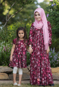 Garnet Floral Yasmina Dress